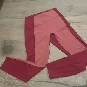 Athleta color block 7/8 leggings